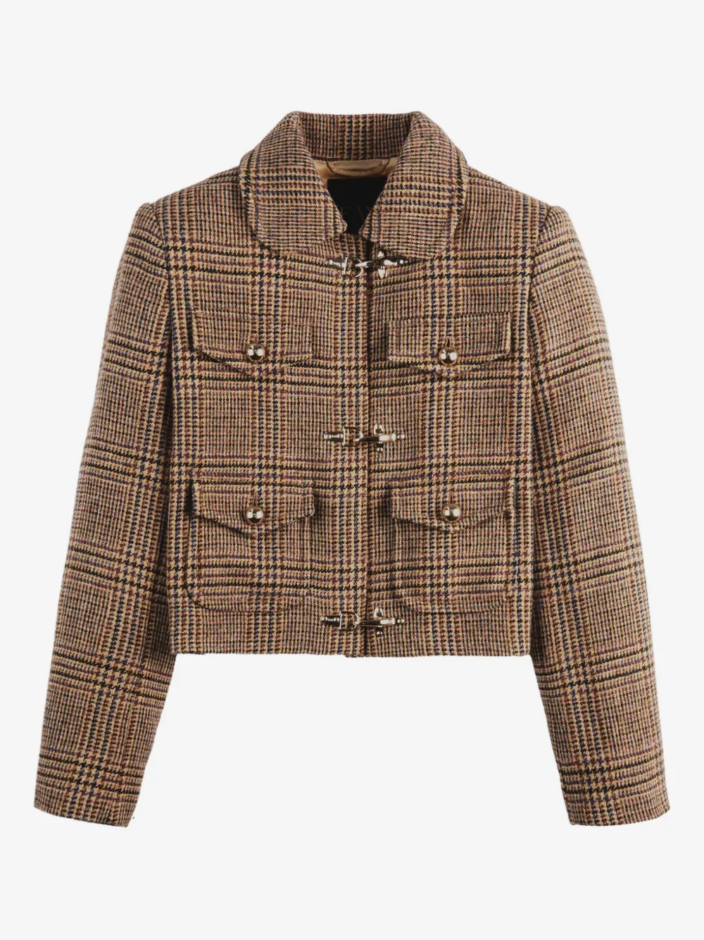 Fay checked jacket | Brown | Image 1
