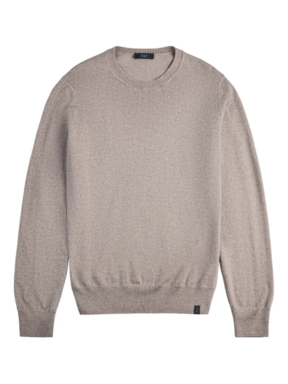 Fay Sweater met ronde hals Beige