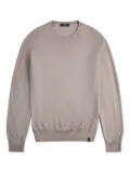 Fay crew-neck top - Neutrals