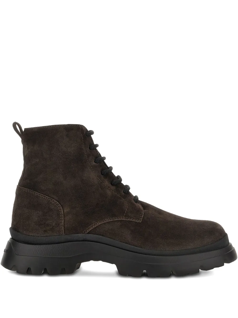 Hogan suede ankle boots Brown