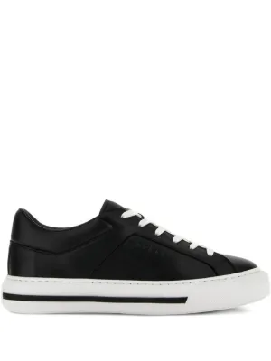 Santoni レースアップ スニーカー | ブラック | FARFETCH JP