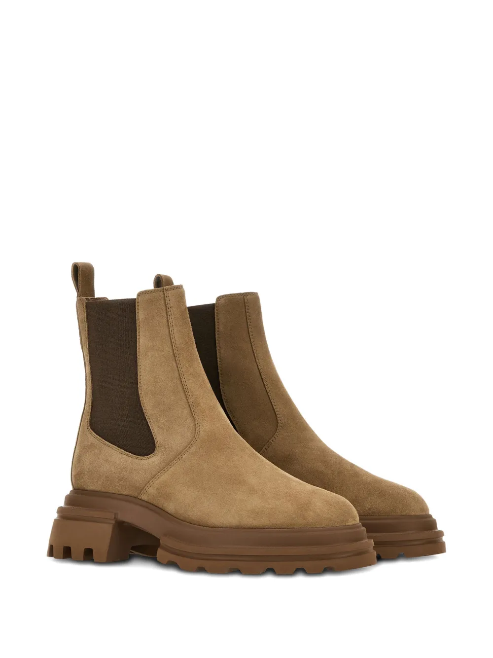 Hogan suede boots Neutrals