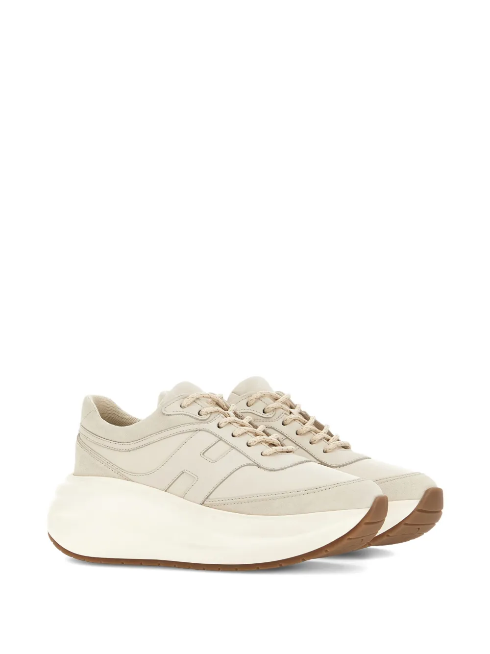 Hogan H696 chunky Runner sneakers Beige