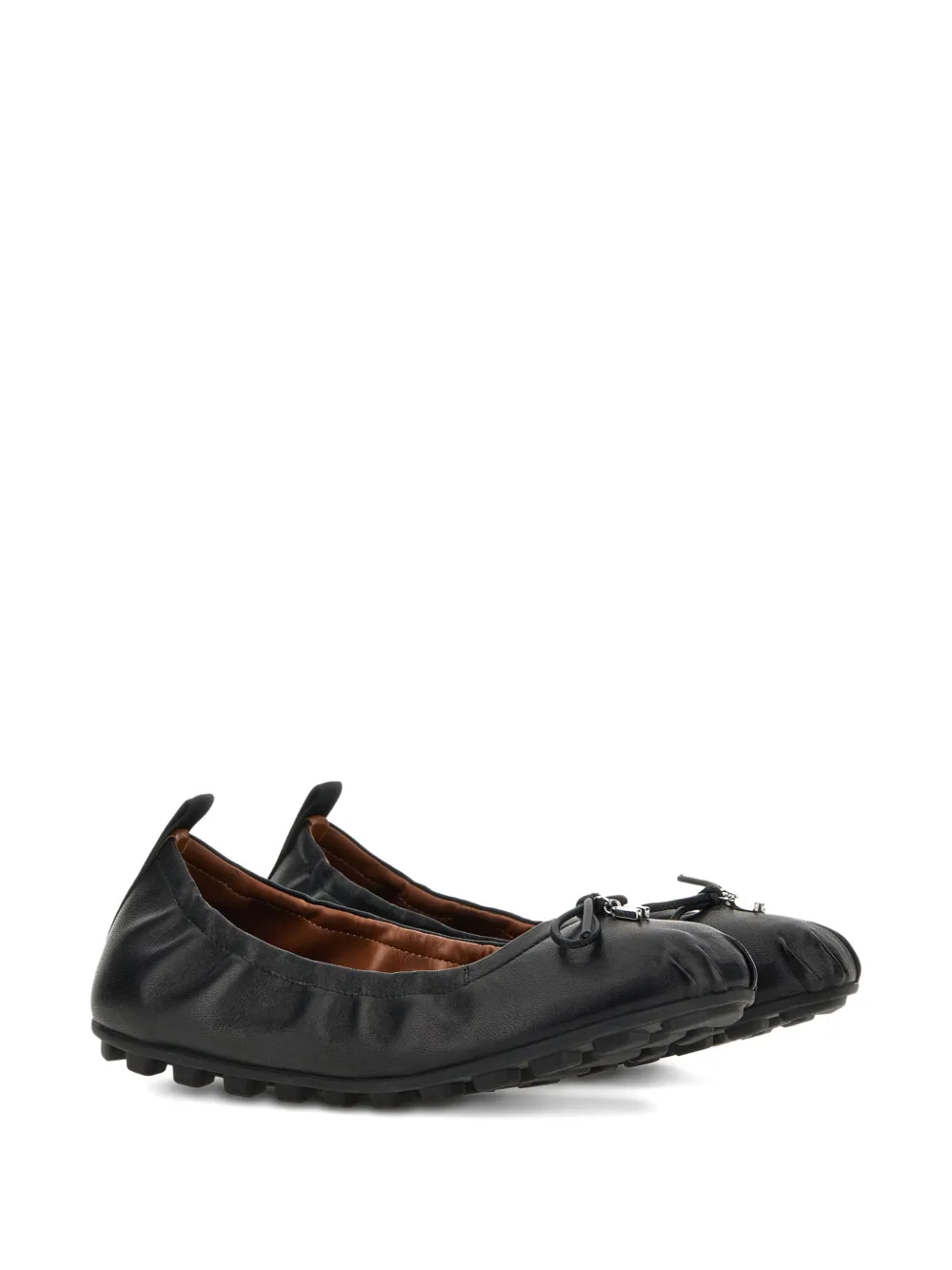 Hogan flat ballerina shoes Black