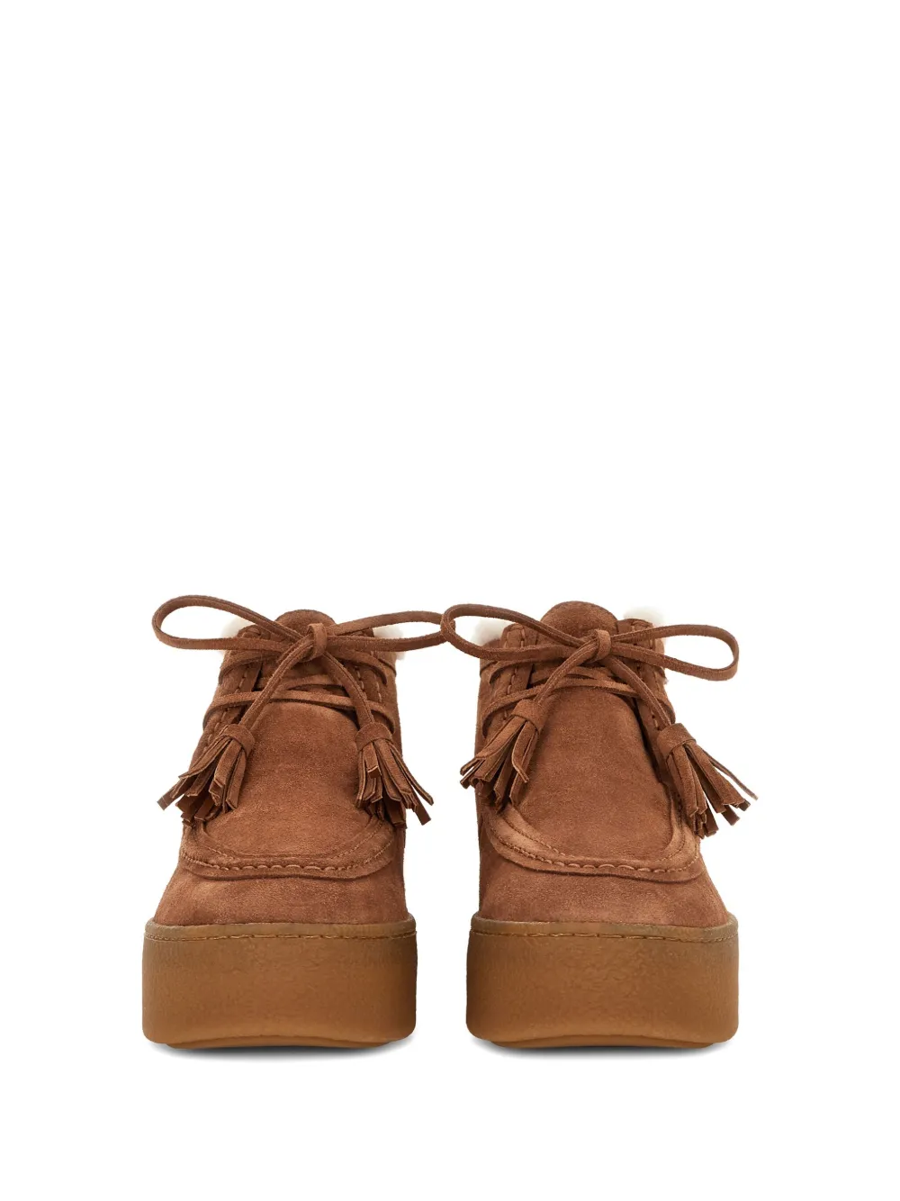 Hogan suede boots Brown
