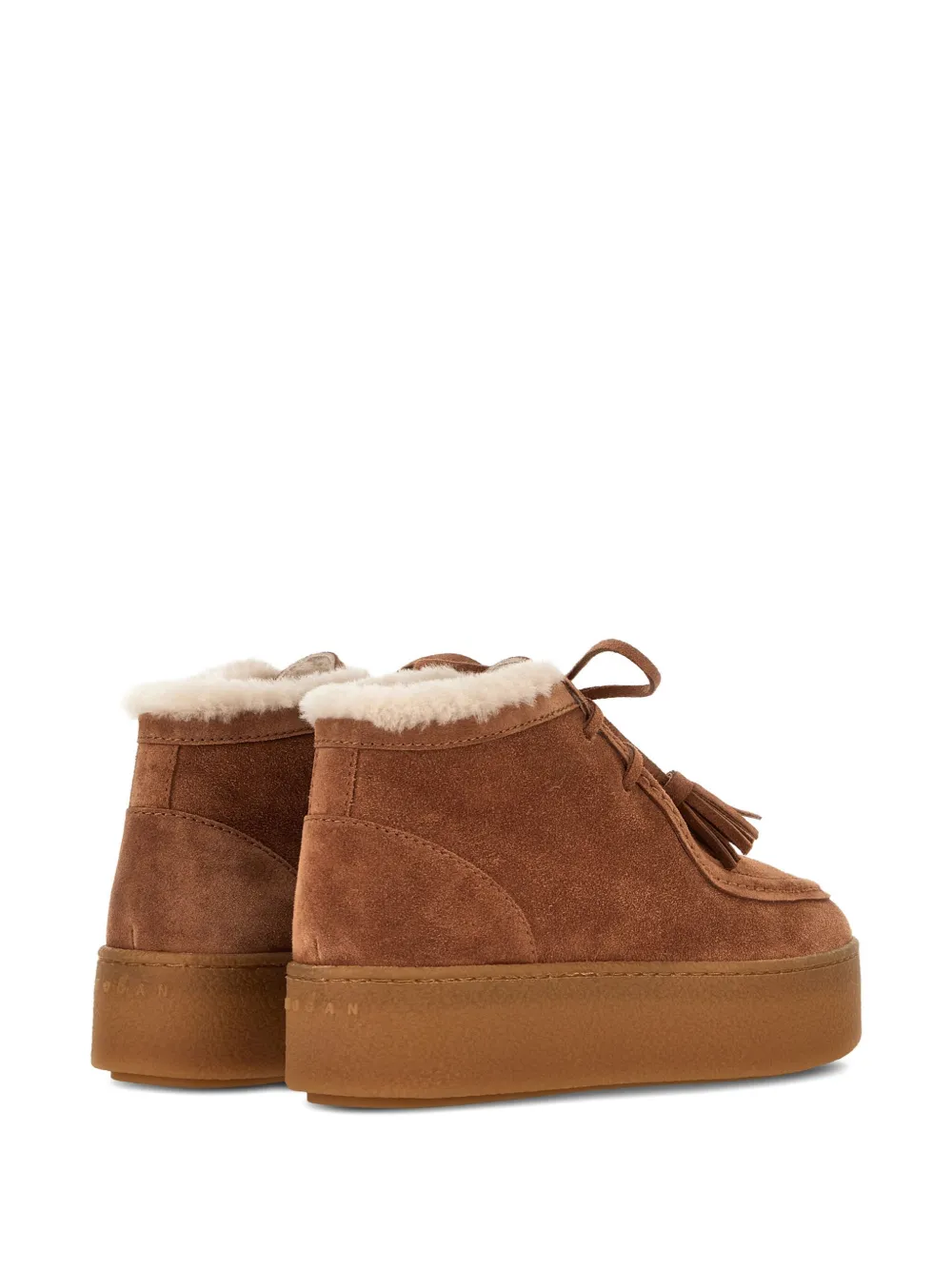 Hogan suede boots Brown