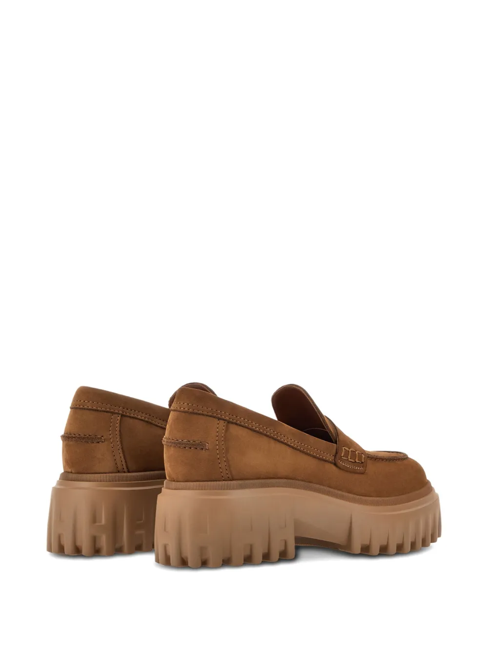 Hogan Suede Loafers In Multi