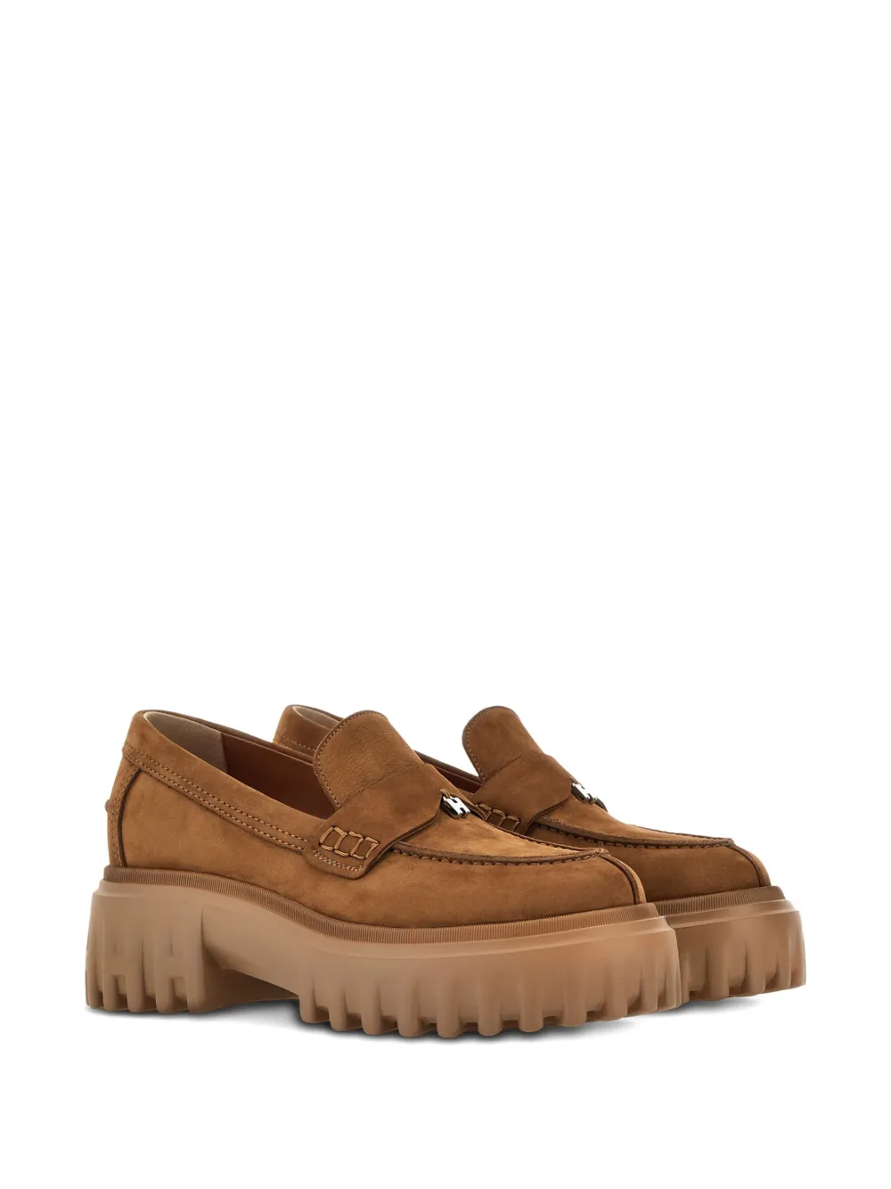 Hogan Suède loafers - Bruin