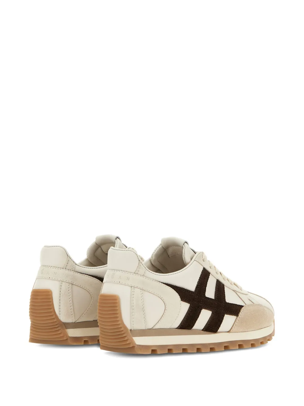 Hogan Leren sneakers Beige