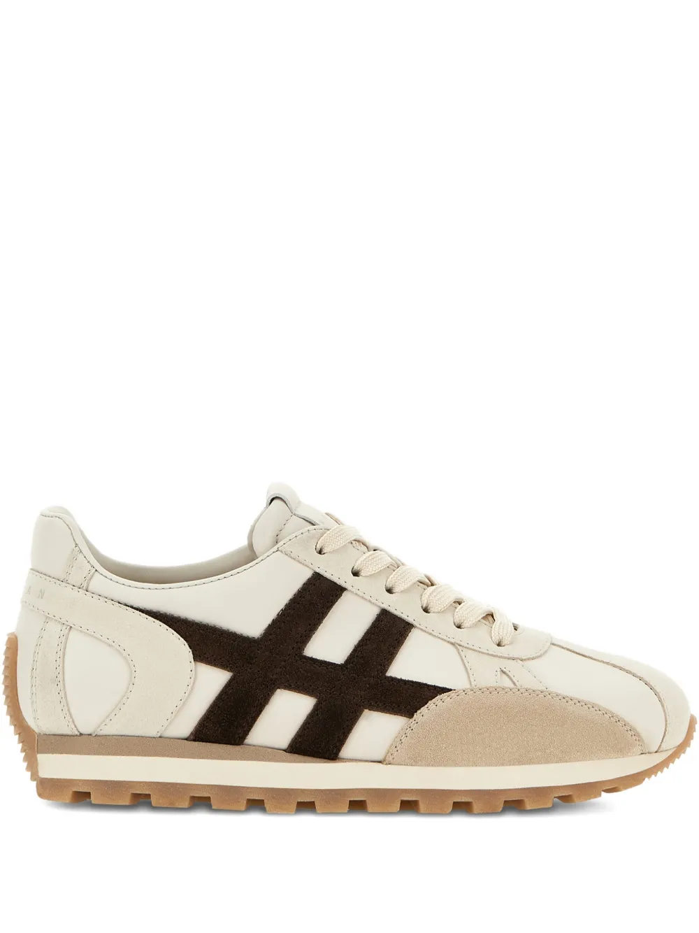 Hogan Leren sneakers Beige