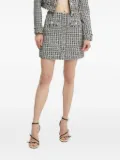 GUESS USA tweed mini straight skirt - Black