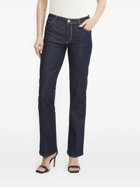 GUESS USA logo-detail bootcut jeans