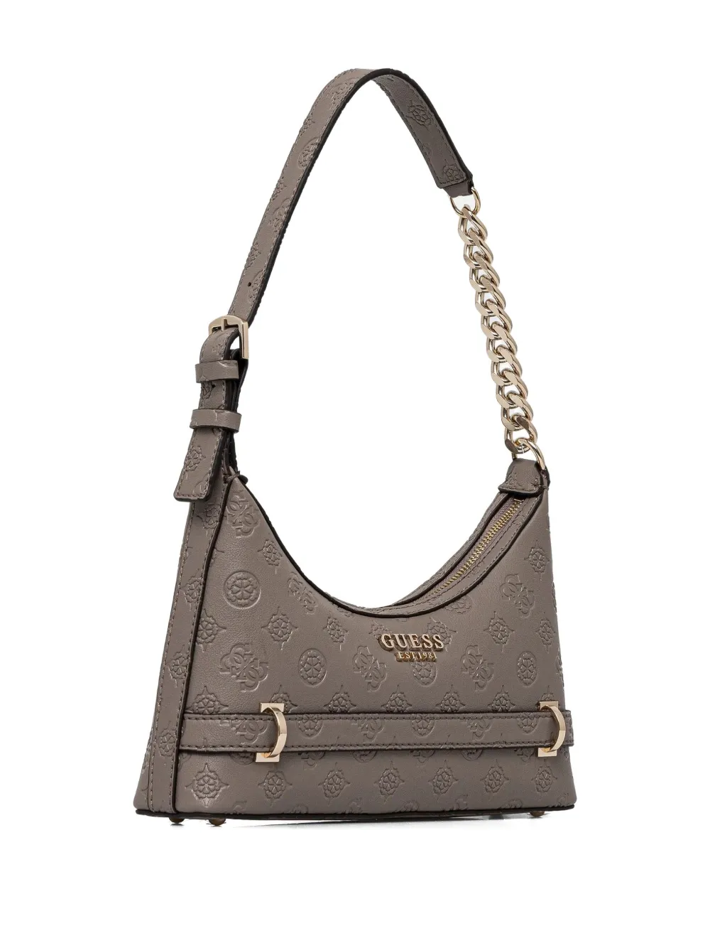 GUESS USA Schoudertas met logo-reliëf - Beige