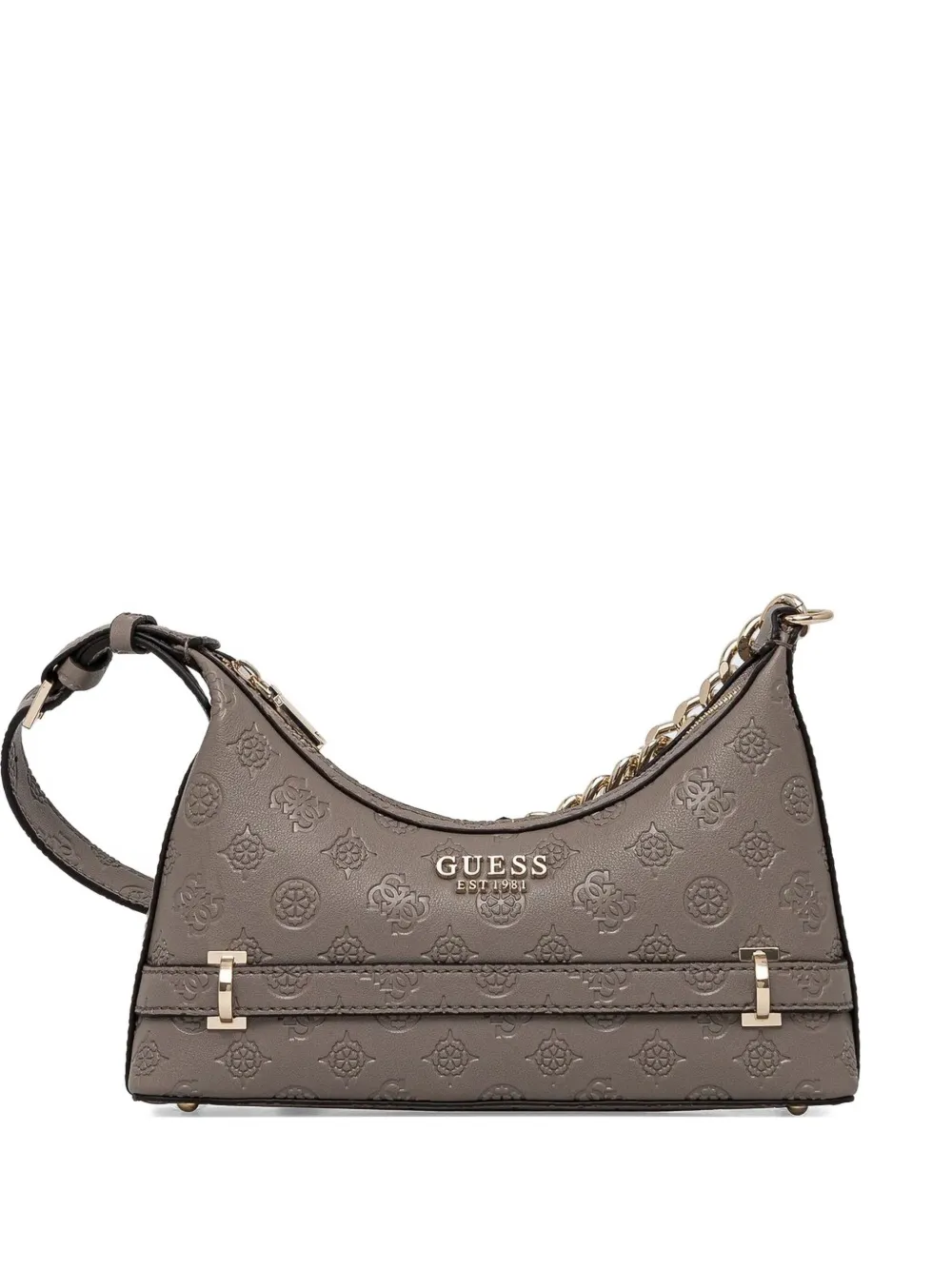 GUESS USA Schoudertas met logo-reliëf Beige