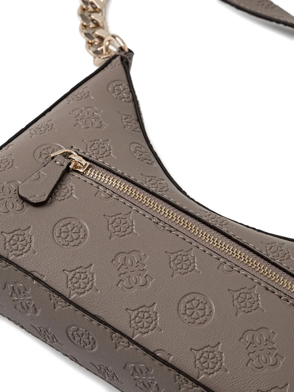 GUESS USA Schoudertas met logo-reliëf Beige