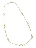 GUESS USA Bamboo diamond-embellished chain necklace - Gold