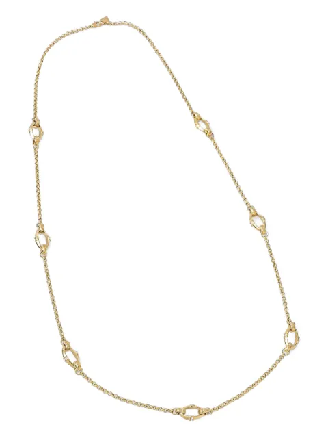 GUESS USA Bamboo diamond-embellished chain necklace