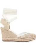 GUESS USA 100mm Charmi wedge espadrilles - Neutrals