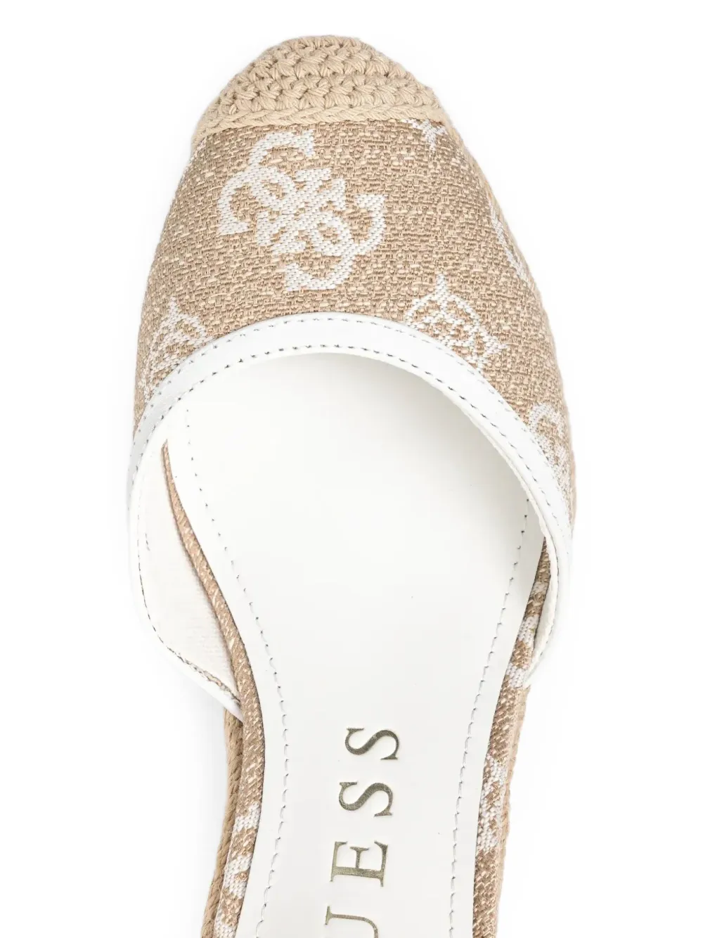 GUESS USA 100mm Charmi wedge espadrilles Neutrals