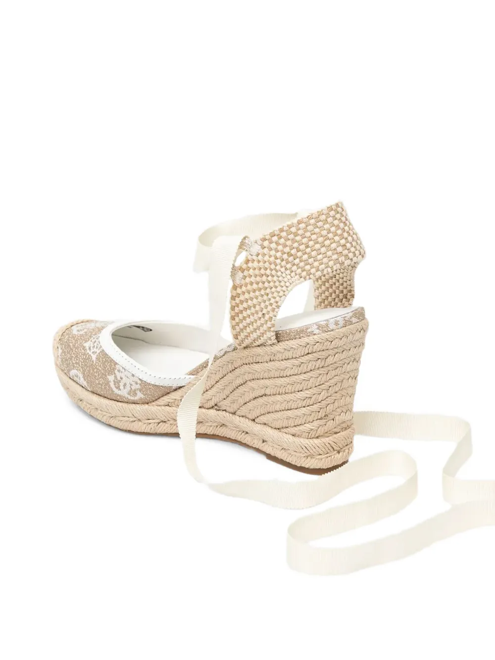 GUESS USA 100mm Charmi wedge espadrilles Neutrals