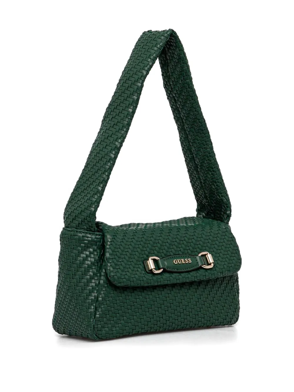 GUESS USA Leren schoudertas - Groen