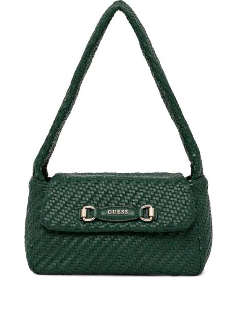 GUESS USA Francy woven leather shoulder bag
