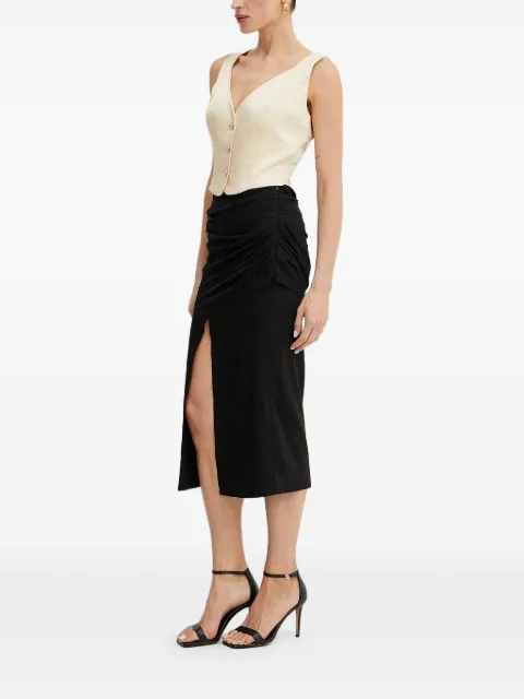 GUESS USA button-front sleeveless top