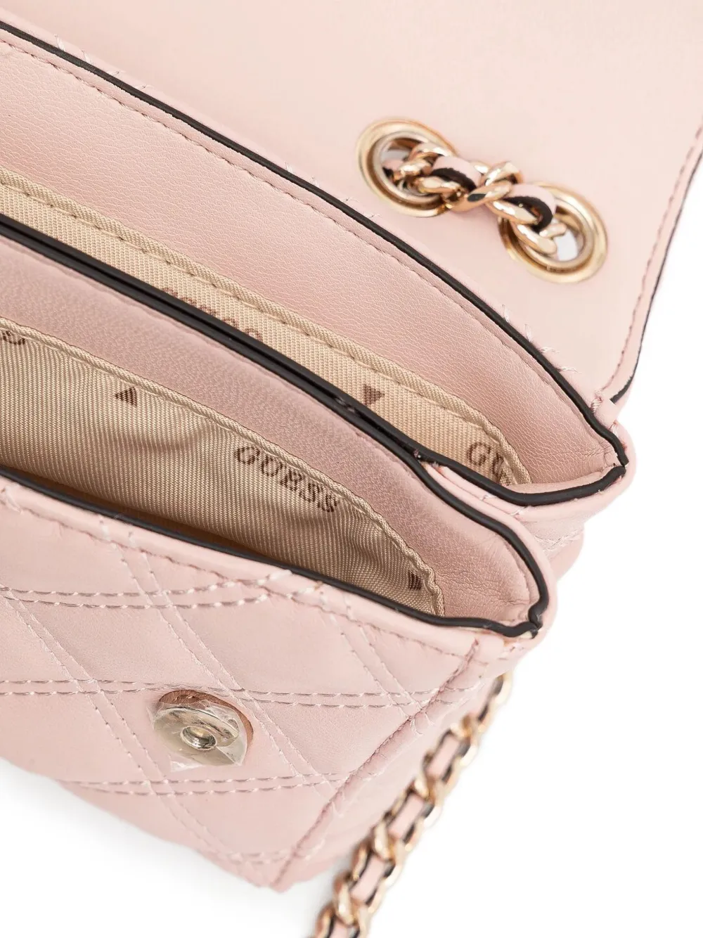 GUESS USA Gewatteerde schoudertas Roze