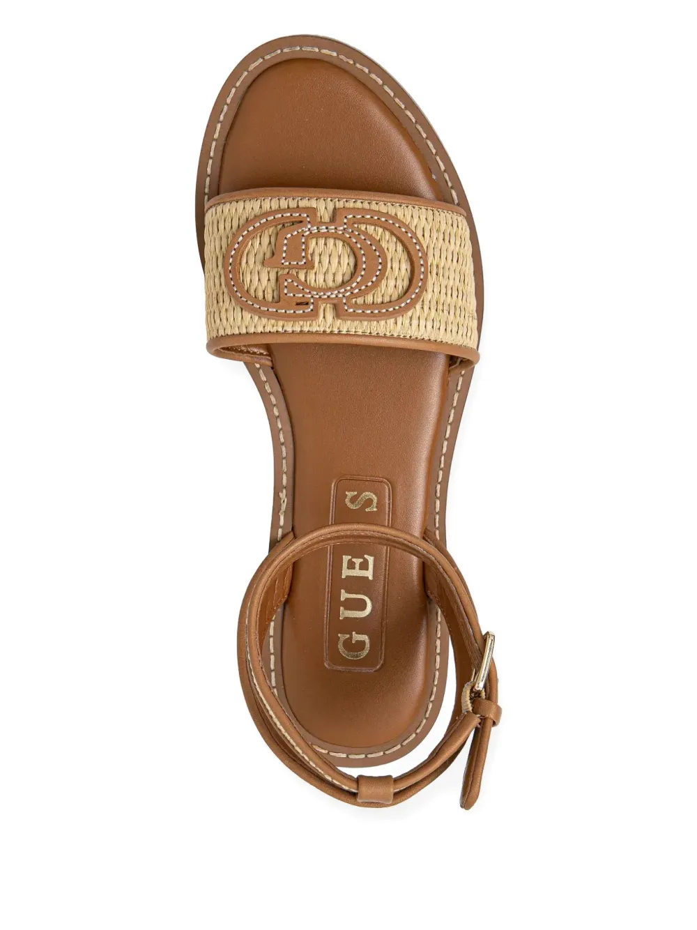 Guess Usa Braided-strap Flat Sandals