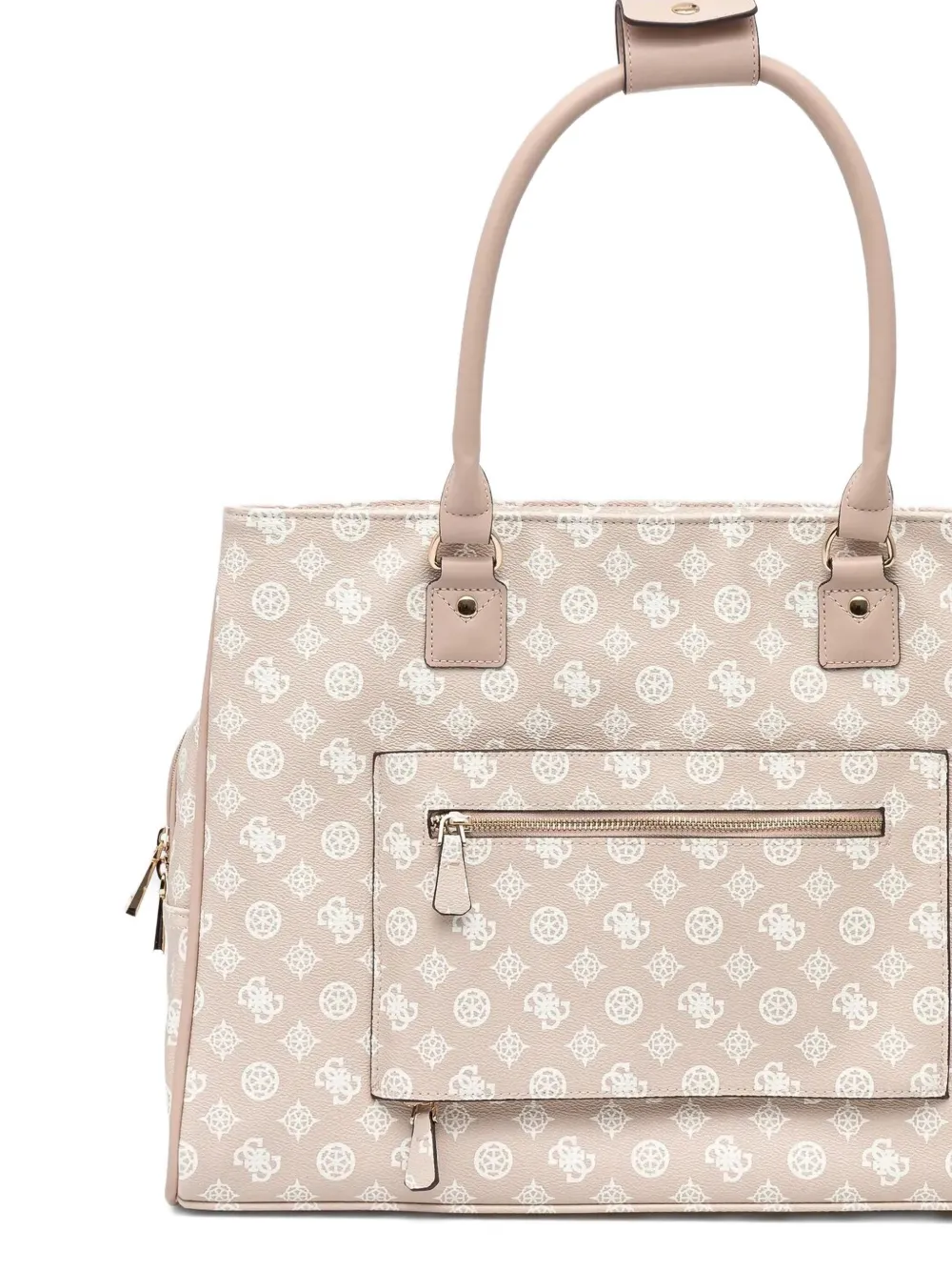 GUESS USA monogram tote bag Beige