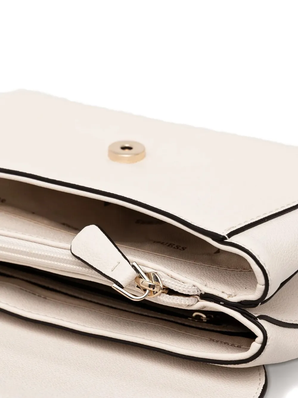 GUESS USA Nastra crossbody bag Beige