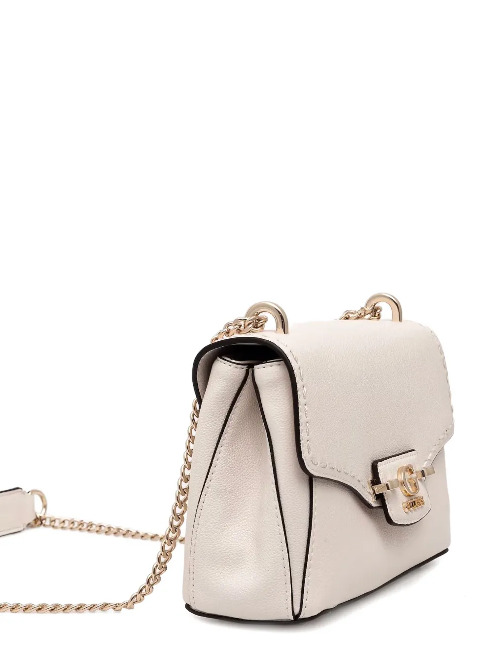 GUESS USA Nastra crossbody bag Beige