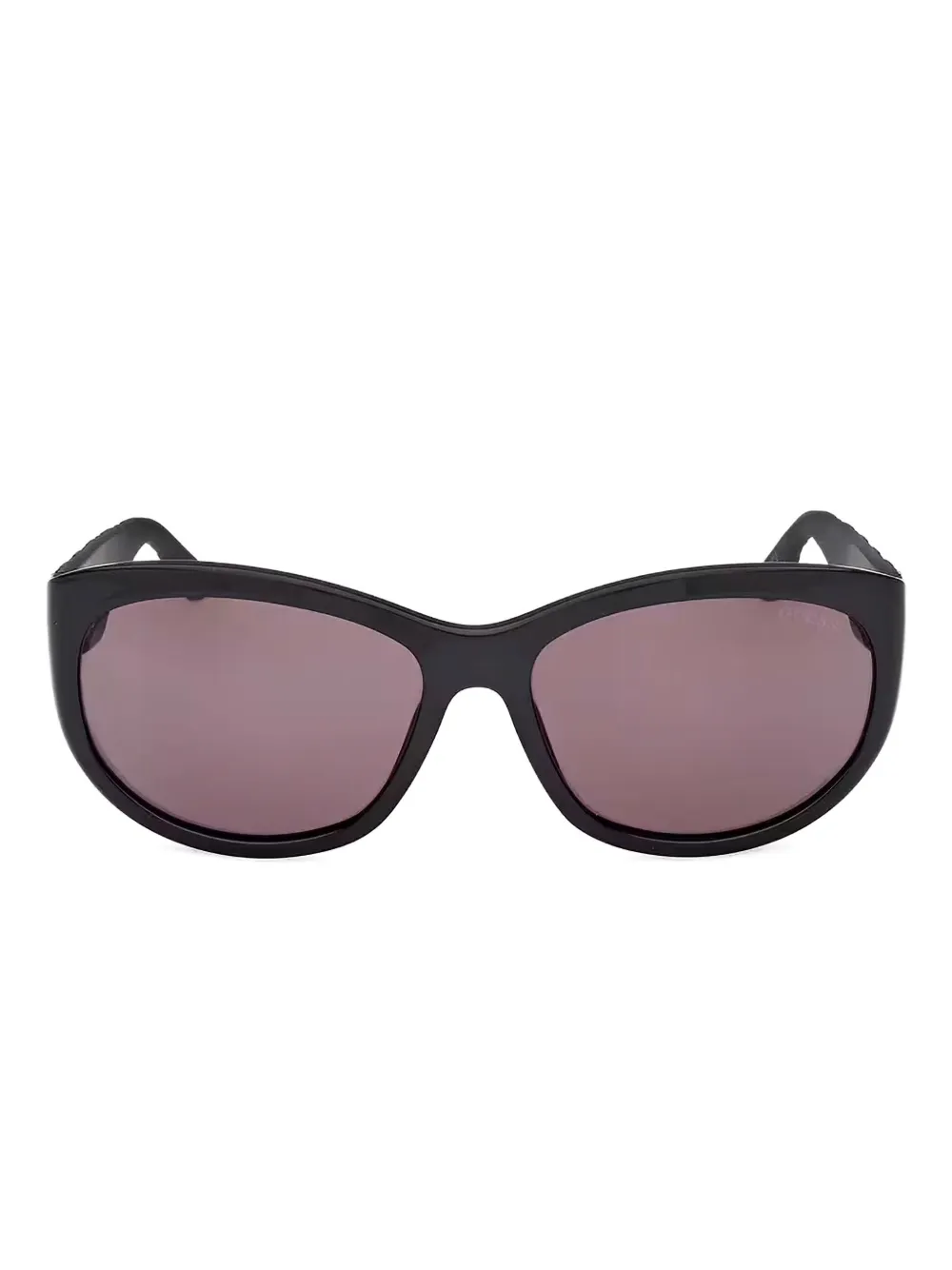 GUESS EYEWEAR オーバルフレーム サングラス - ブラック GUESS EYEWEAR オーバルフレーム サングラス - ブラック