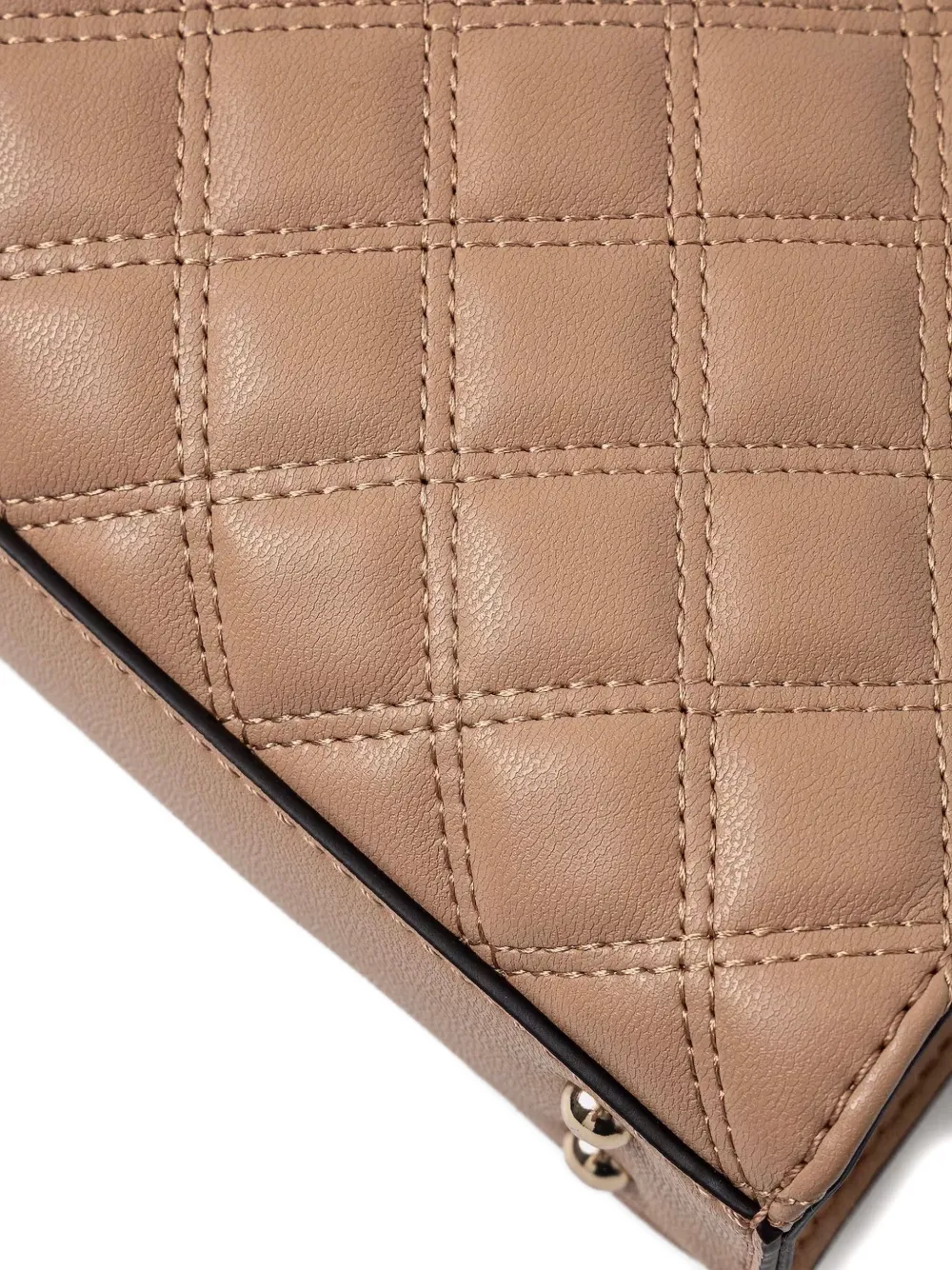 GUESS USA Gewatteerde schoudertas Beige