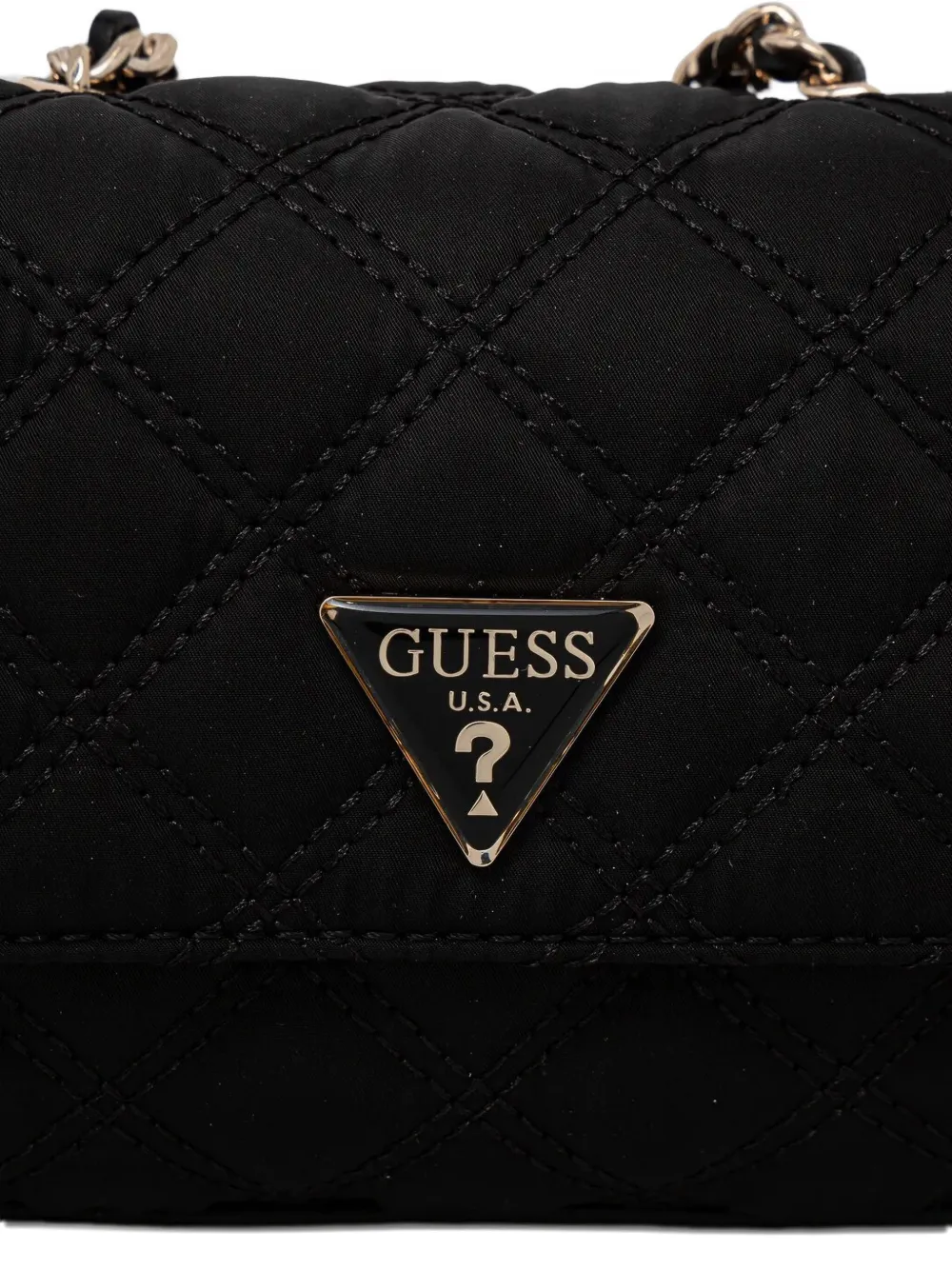 GUESS USA Gewatteerde schoudertas Zwart