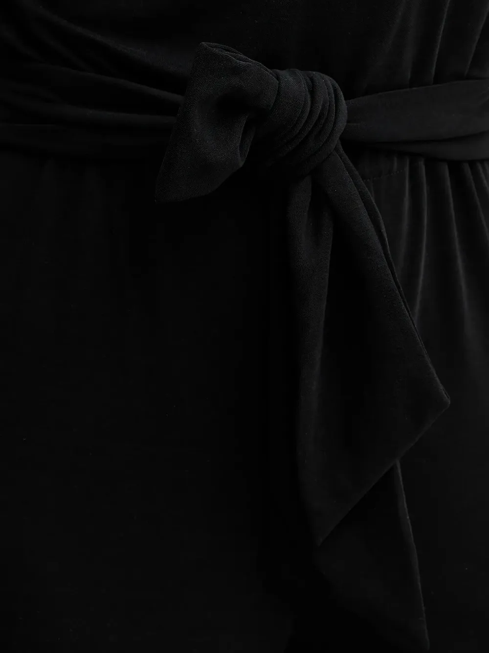 GUESS USA Off-shoulder jumpsuit met ceintuur Zwart
