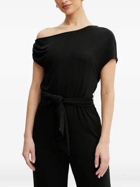 GUESS USA off-shoulder belted jumpsuit