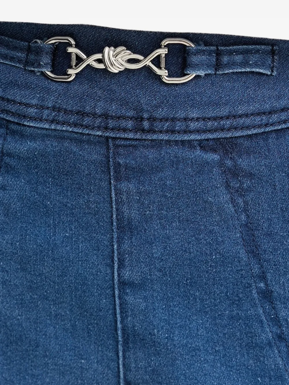 GUESS USA Spijkershorts met zijzakken Blauw