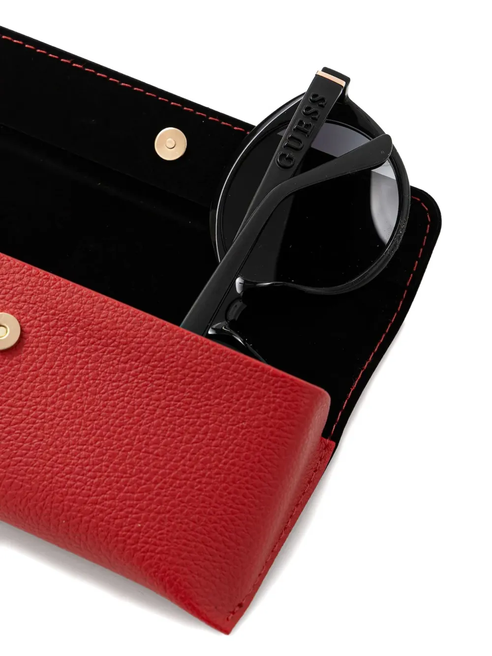 GUESS EYEWEAR Zonnebril met ovaal montuur Zwart