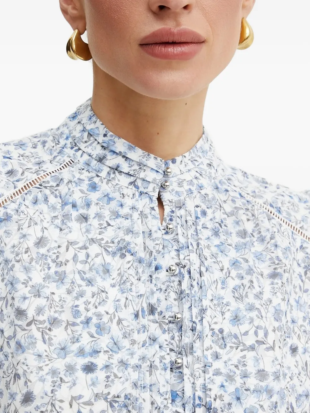 GUESS USA Mini-jurk met bloemenprint Blauw