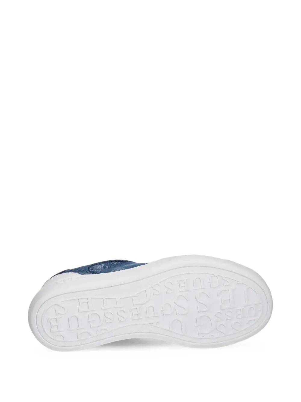 GUESS USA SWOLE DENIM PLATFORM SNEAKERS 