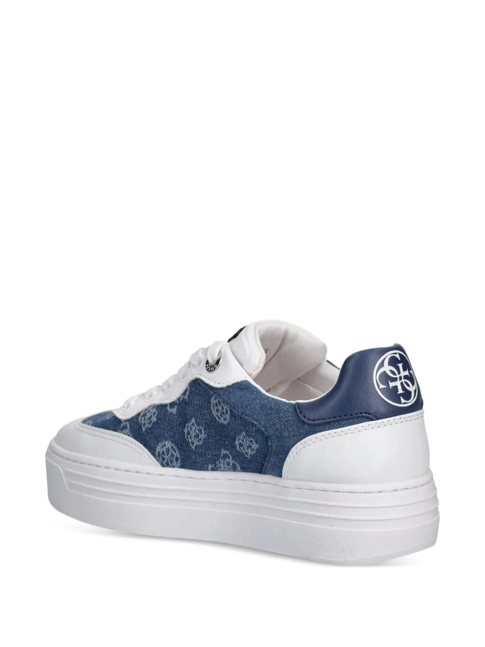 GUESS USA SWOLE DENIM PLATFORM SNEAKERS 
