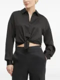 GUESS USA tie-front blouse - Black