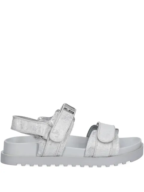 GUESS USA Fadison metallic-effect sandals