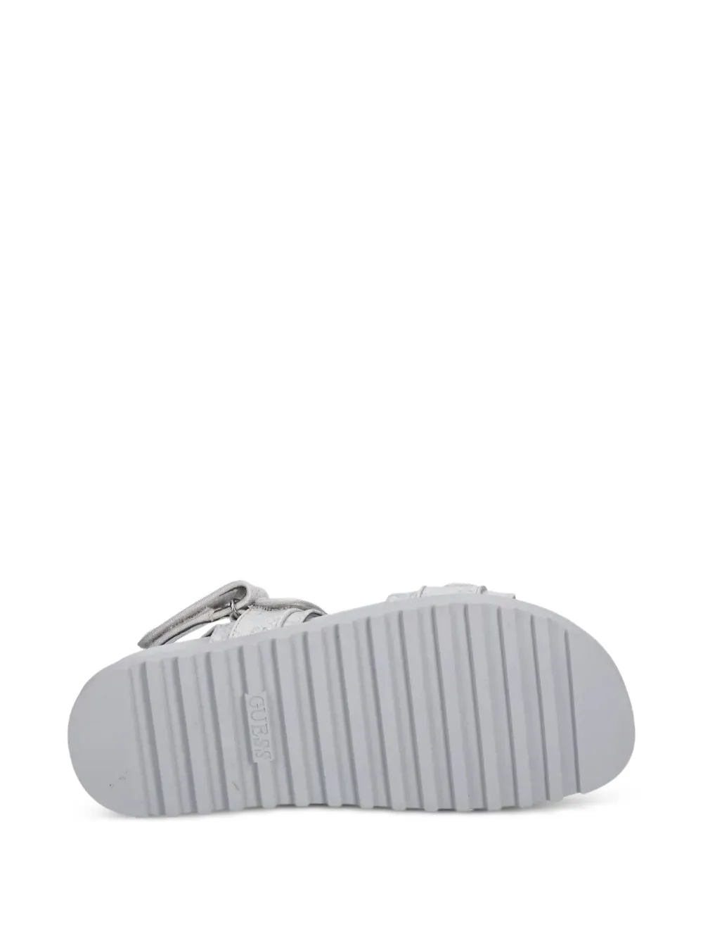 GUESS USA Fadison sandalen met metallic-effect Zilver