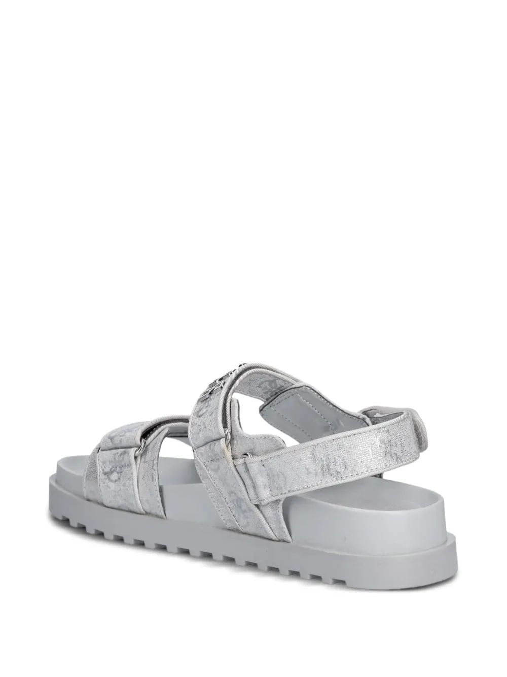 GUESS USA Fadison sandalen met metallic-effect Zilver