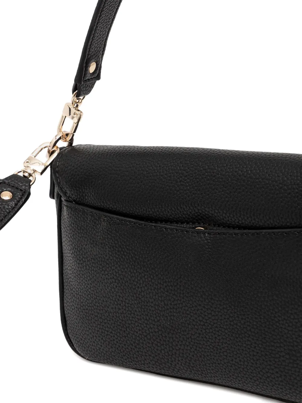 GUESS USA Slater leren schoudertas Zwart