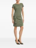 GUESS USA tie-front short-sleeve dress - Green