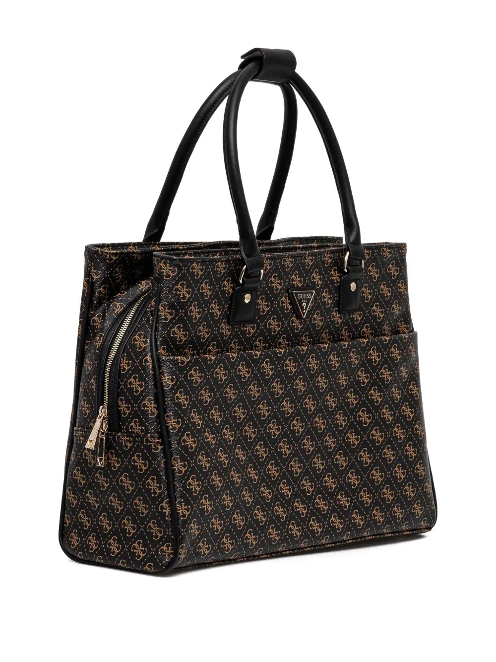 GUESS USA Shopper met logoprint - Bruin