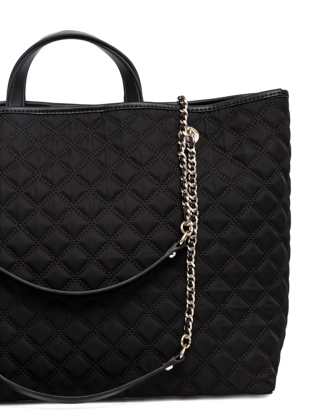 GUESS USA Gewatteerde shopper Zwart